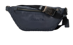 Belt Bag, Leather, Blue, C2668, DB, 2*
